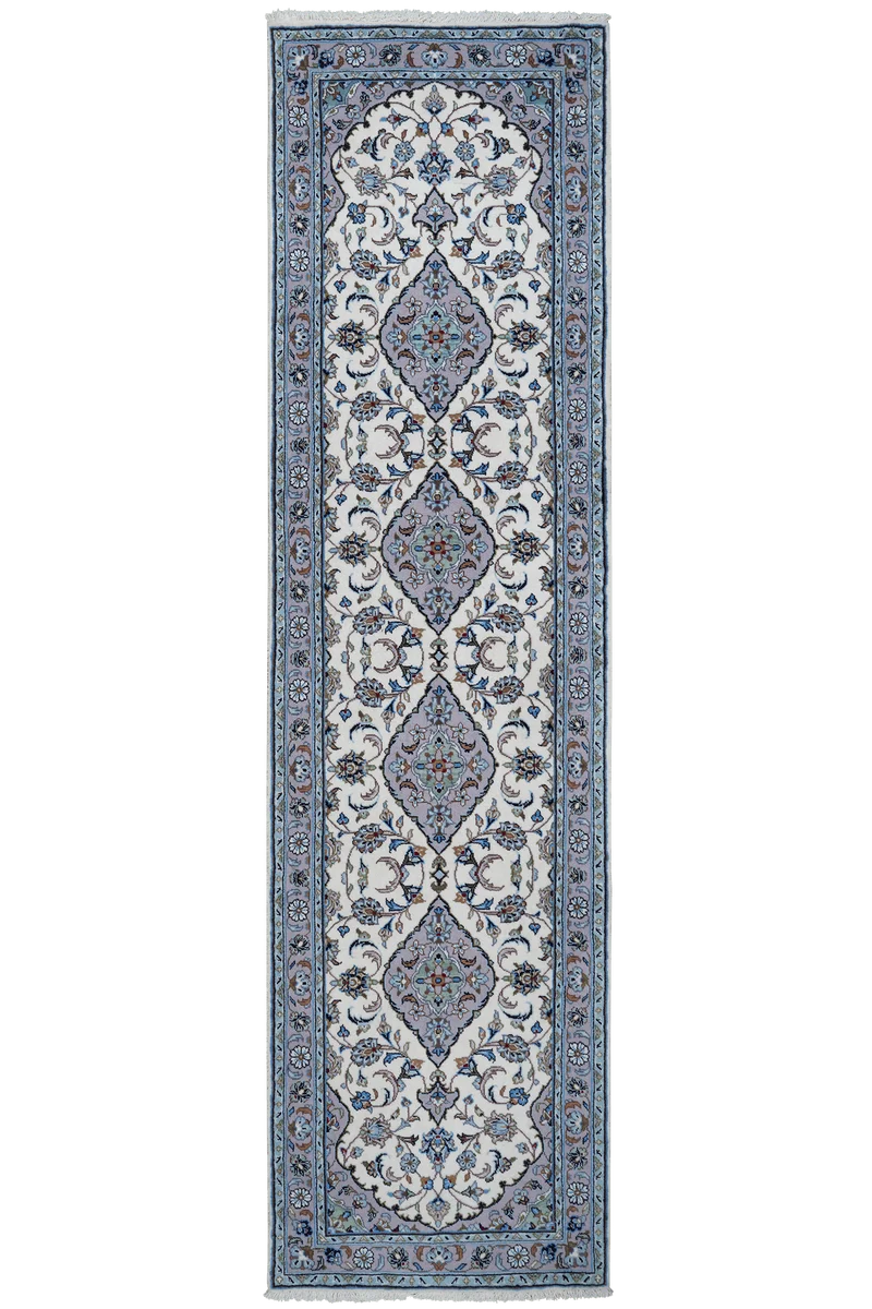 Yazd · Handgeknüpft – Beige, 302x78 cm