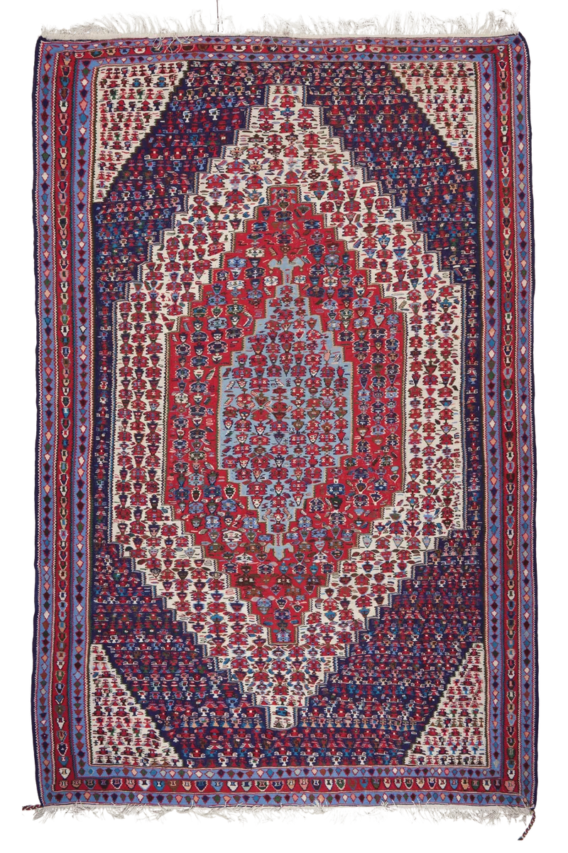 Kelim · Handgewebt – Beige, 298x203 cm