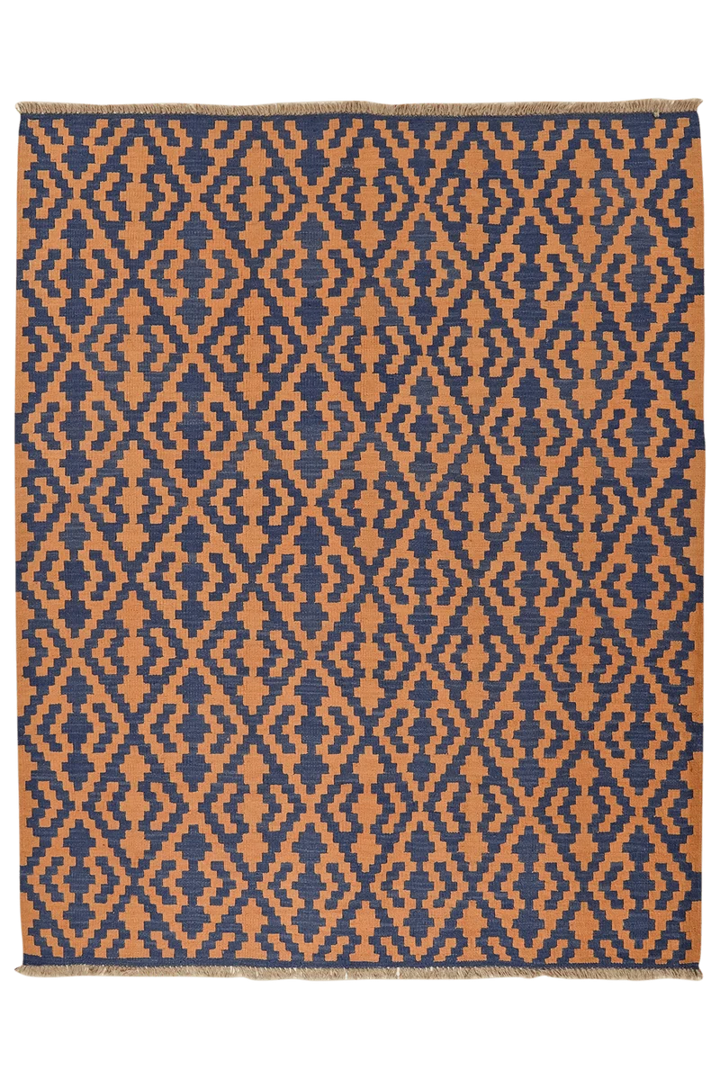Kelim Gashgai · Handgewebt – Beige, 195x157 cm