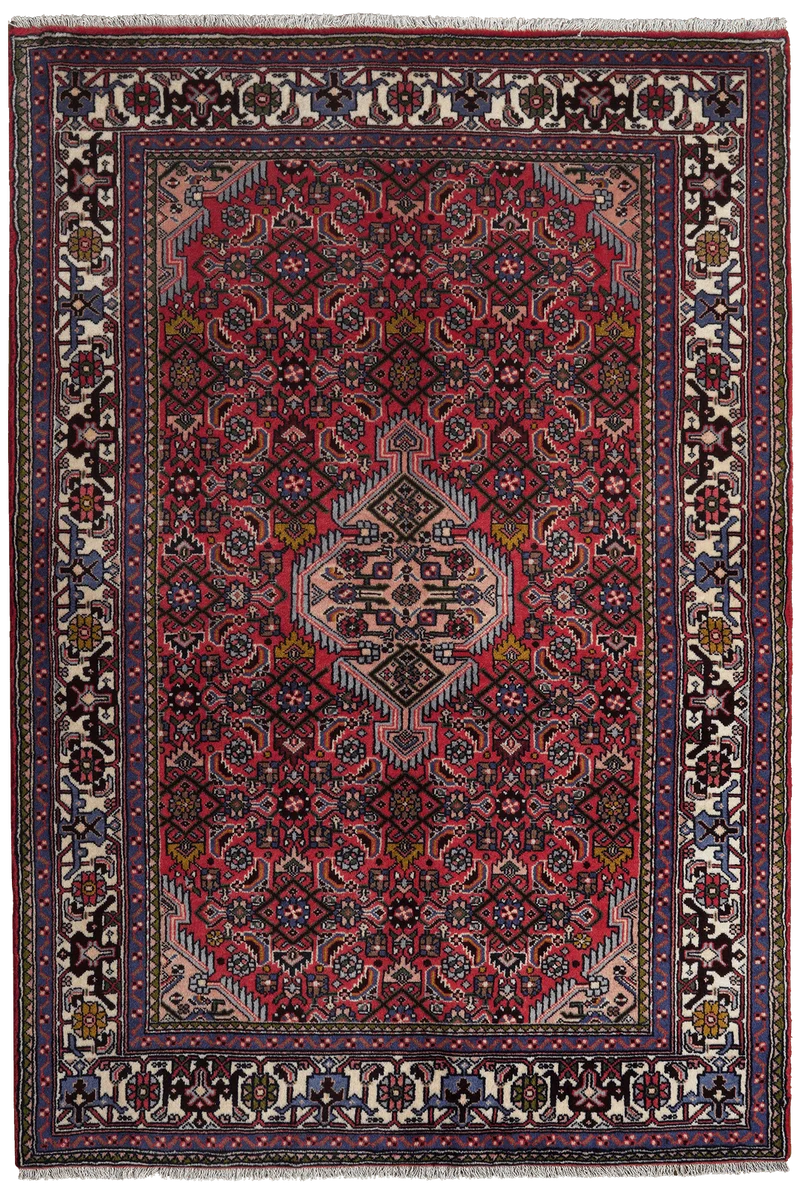 Assadabad · Handgeknüpft – Rot, 187x126 cm