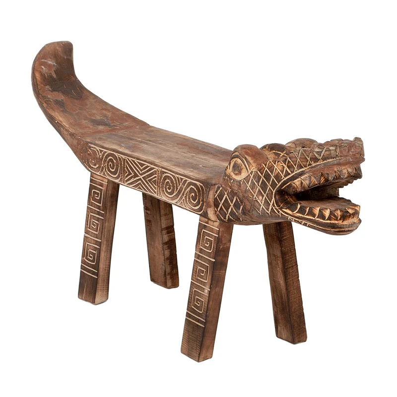 Sitzbank KROKO Natural ca. L120cm Albasia