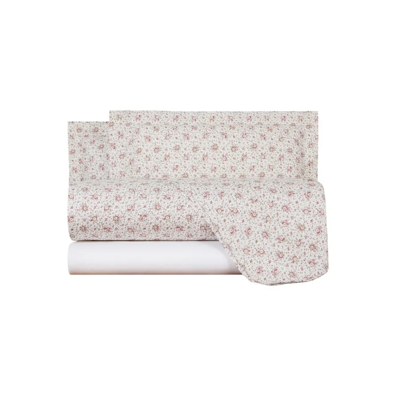 Completo Lenzuola petite bouquet Floreale in Percalle