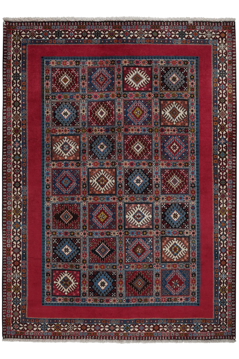 Yalameh · Handgeknüpft – Bunt, 210x153 cm