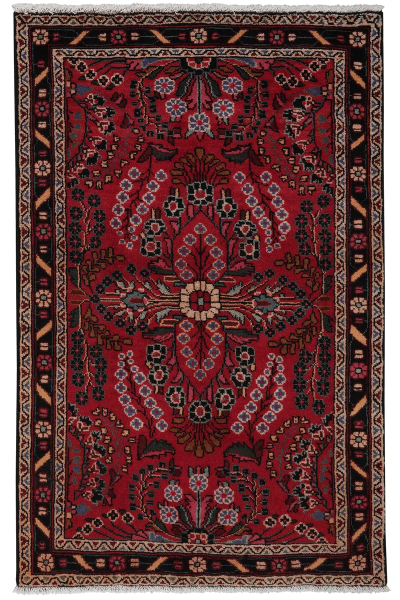 Dardjazin · Handgeknüpft – Rot, 130x83 cm