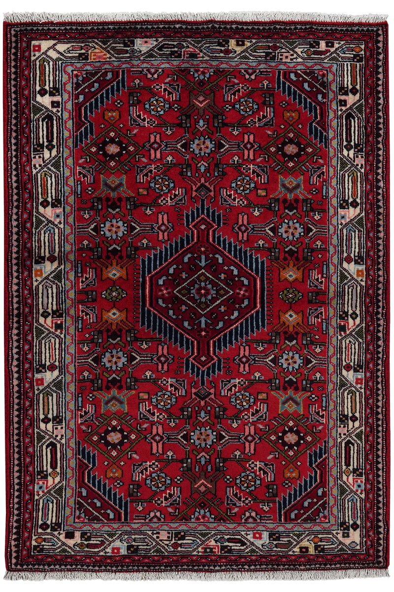 Assadabad · Handgeknüpft – Rot, 148x102 cm