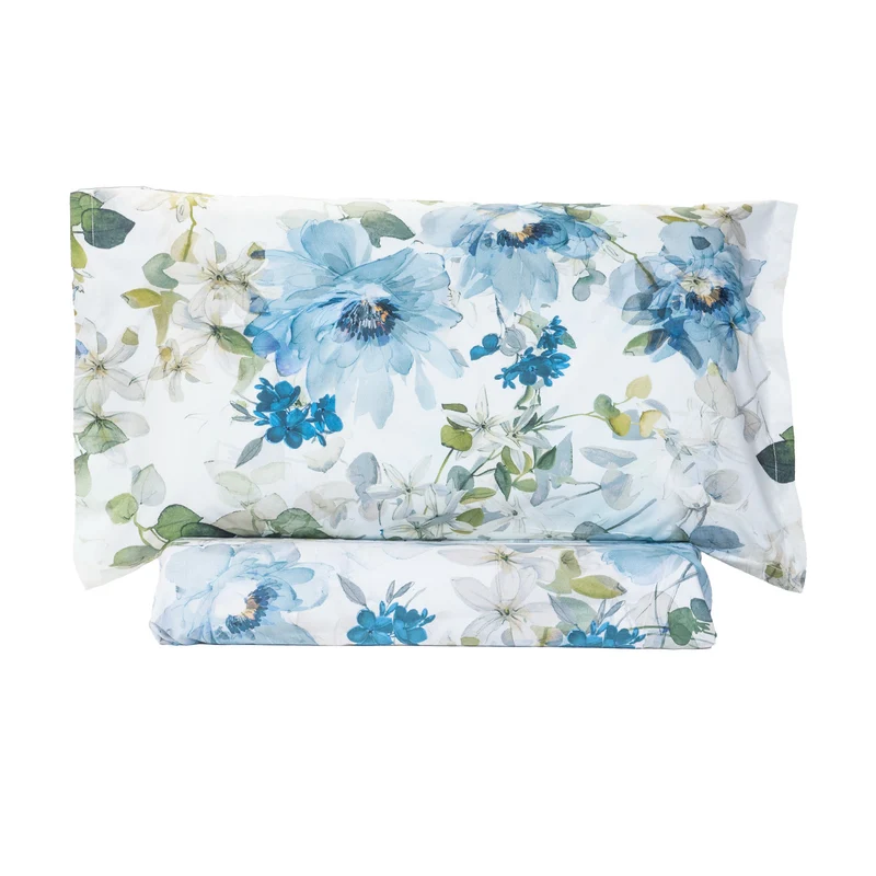 Copripiumino con federe scented blossom Floreale in Percalle