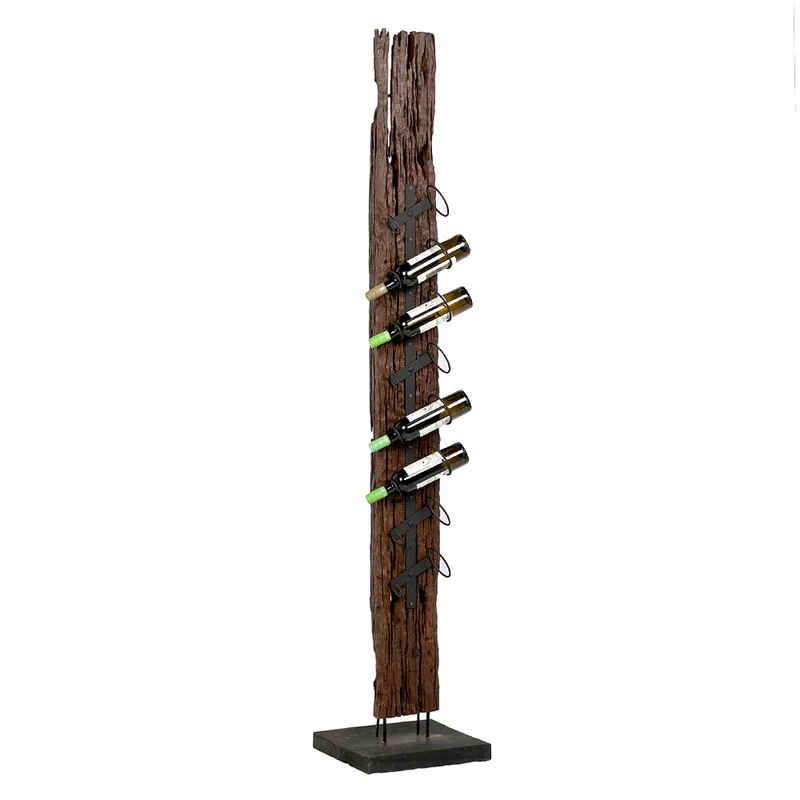 Flaschenständer RANJA-XL ca. H220cm 8 Flaschen Teak