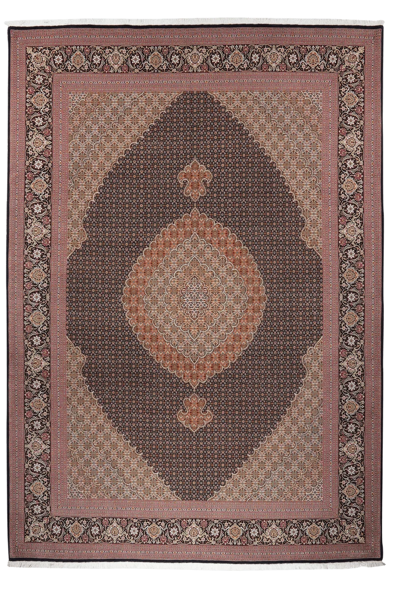 Tabriz 50 Raj · Handgeknüpft – Blau, 355x251 cm