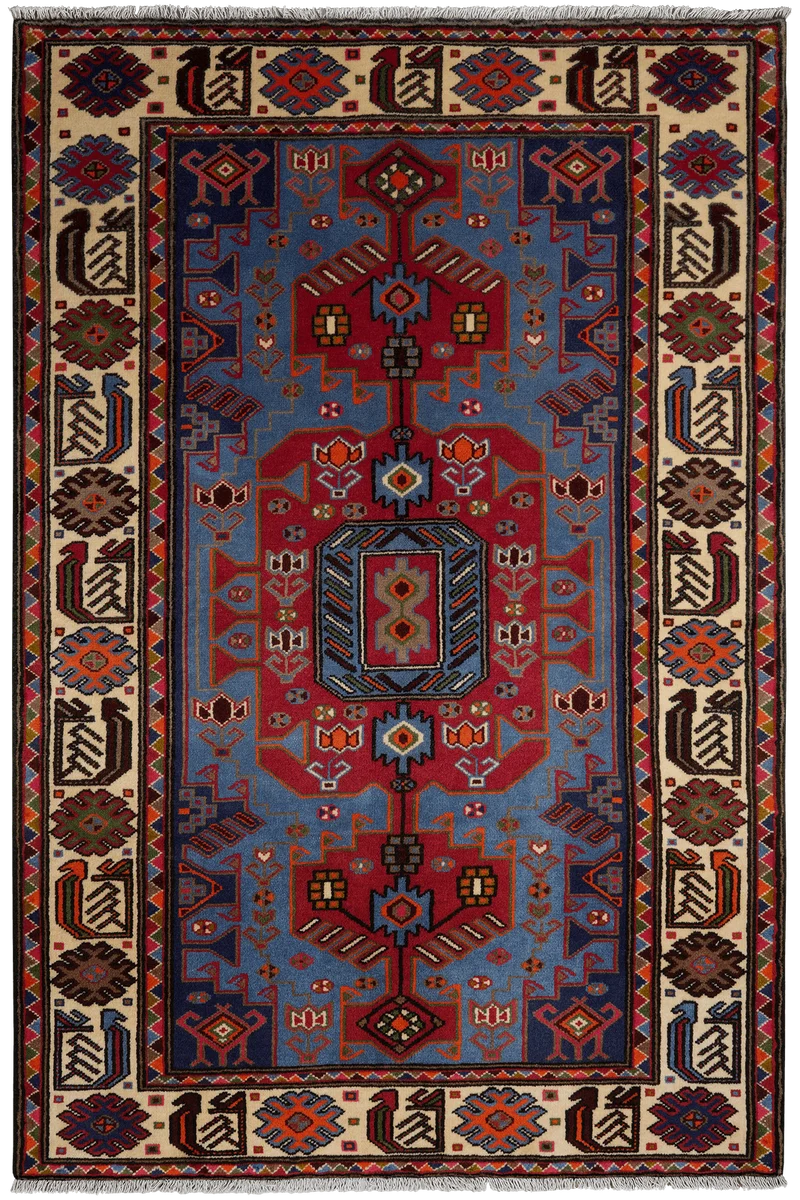Tarom · Handgeknüpft – Blau, 199x132 cm