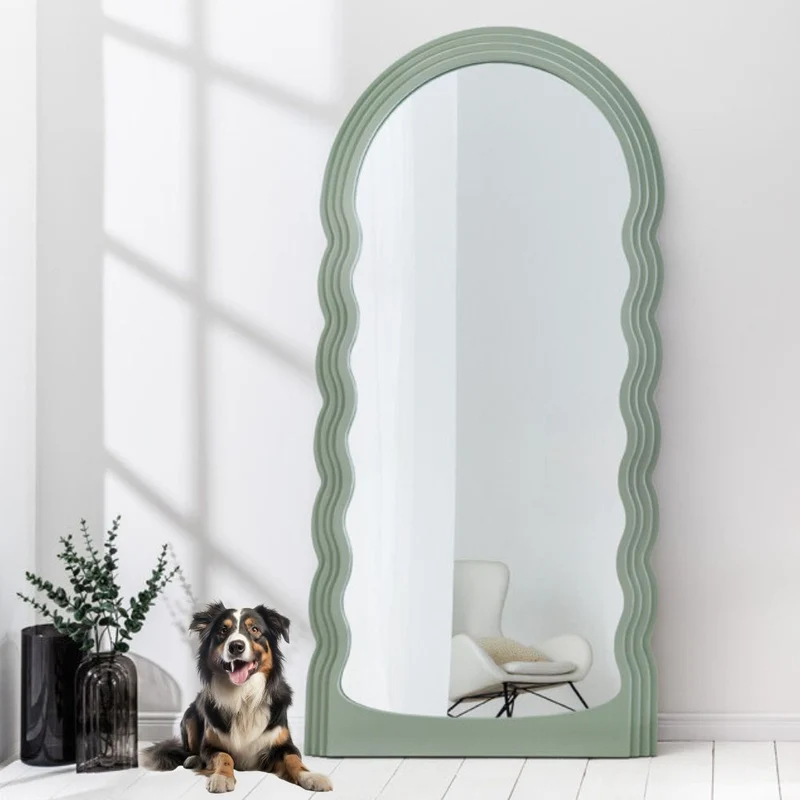 Extravaganter Rundbogen Design Spiegel 160x80cm FORMOSA grün