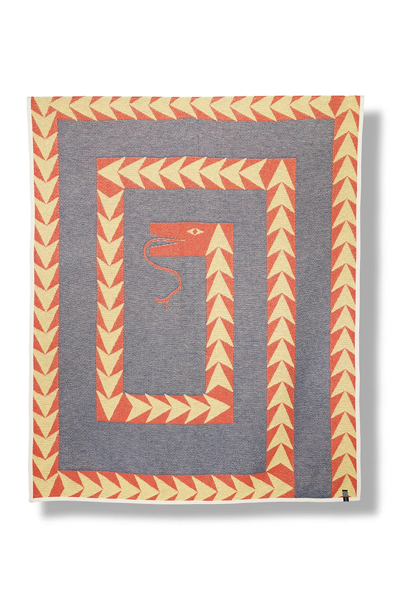 Cotton Blanket & Throw "Ouroboruous" by George Greaves