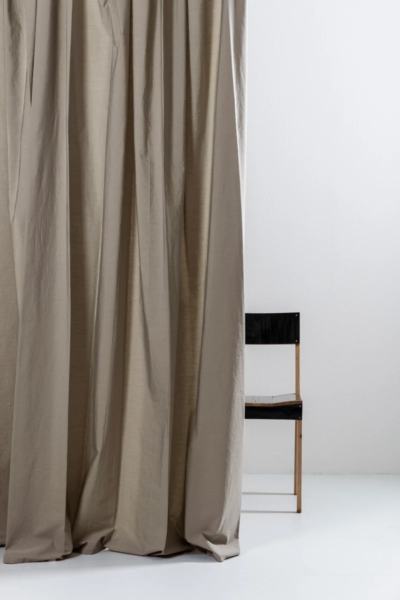 Egyptian Cotton Curtains in Bronze Color