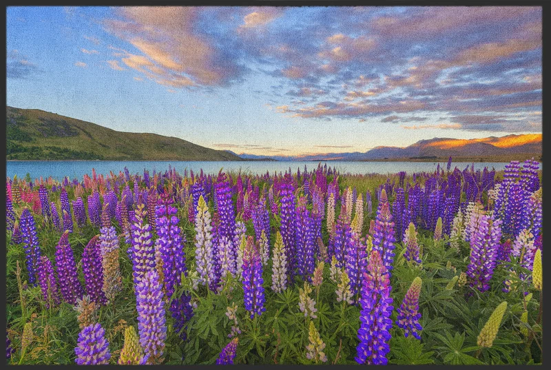 Fussmatte Lake Tekapo Neuseeland 10367
