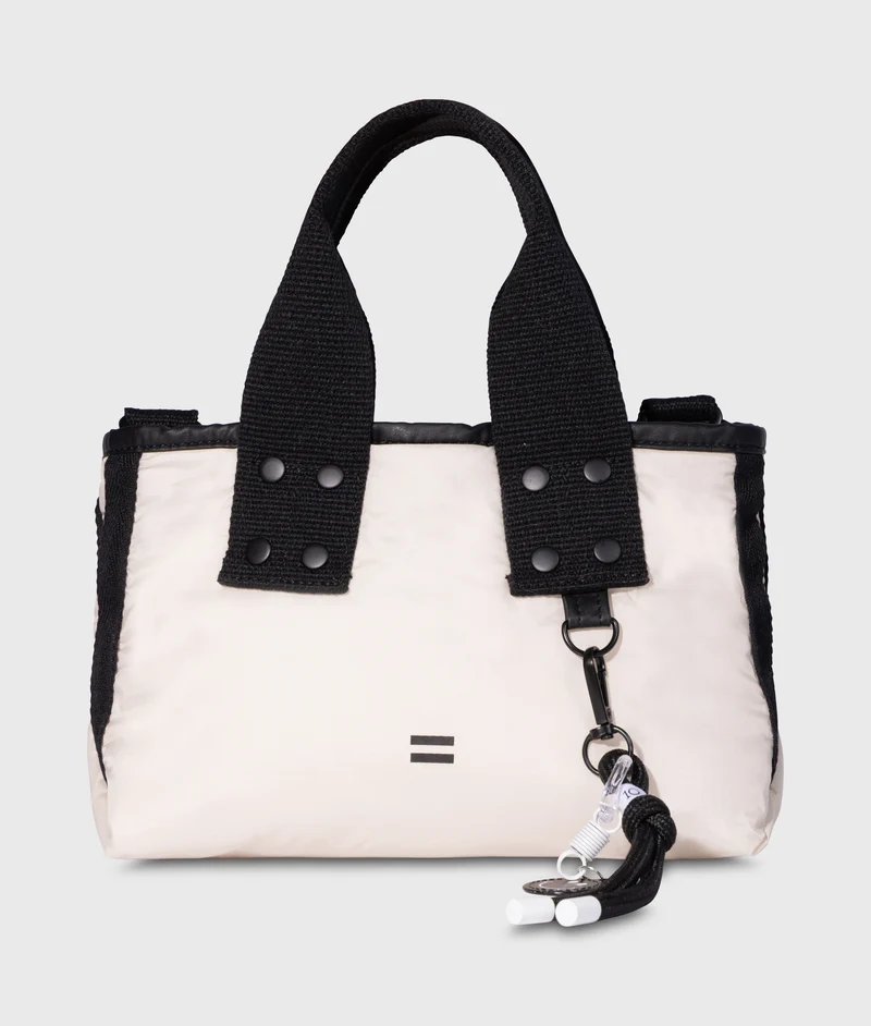 10 DAYS AMSTERDAM Padded Shopper Small Natural