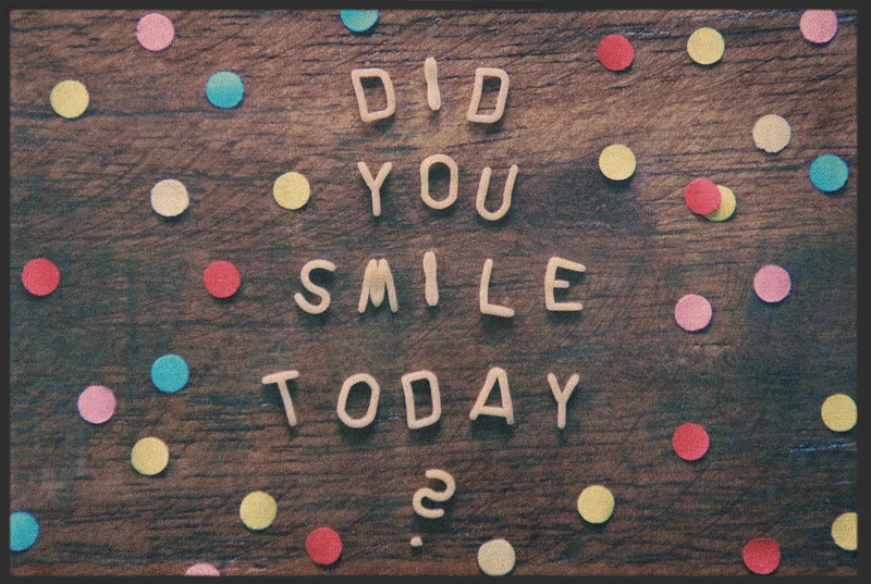 Fussmatte Smile 10658