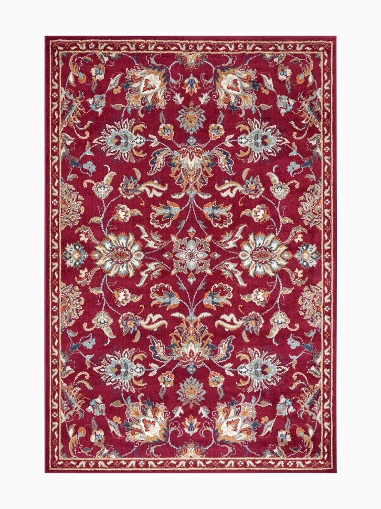 Vintage Teppich Caracci Rot