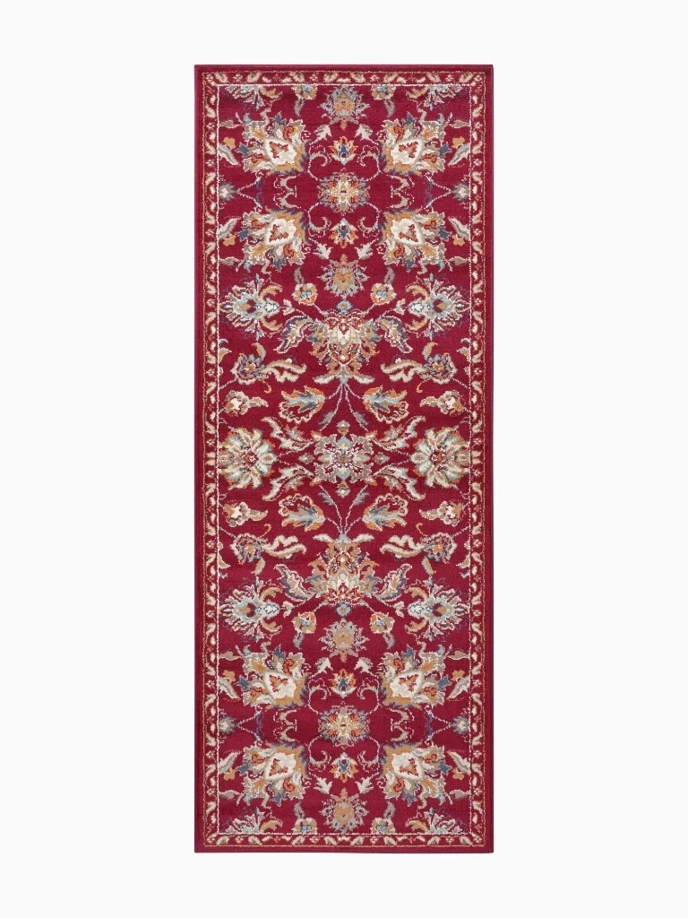 Vintage Teppich Caracci Rot Läufer