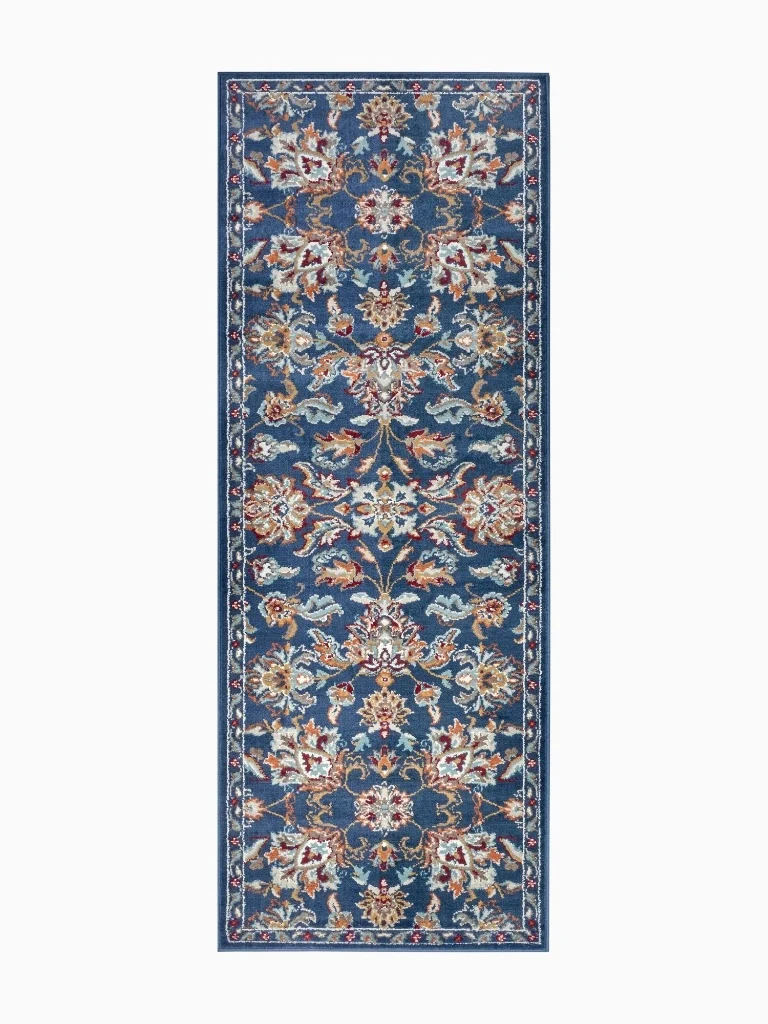 Vintage Teppich Caracci Blau Läufer
