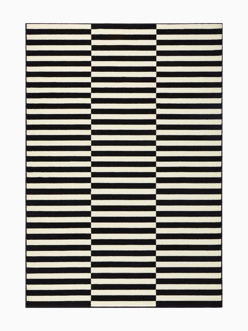 Teppich Panel Schwarz/Weiß