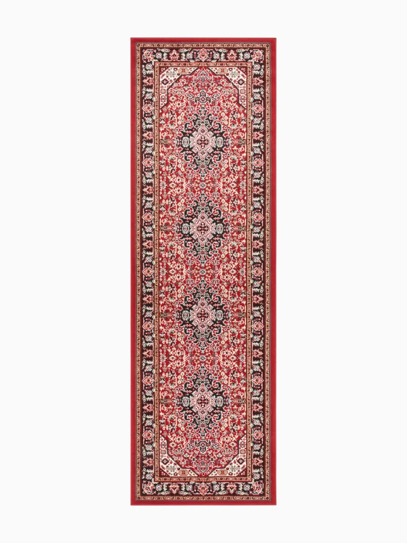 Orientteppich Skazar Isfahan Rot Läufer