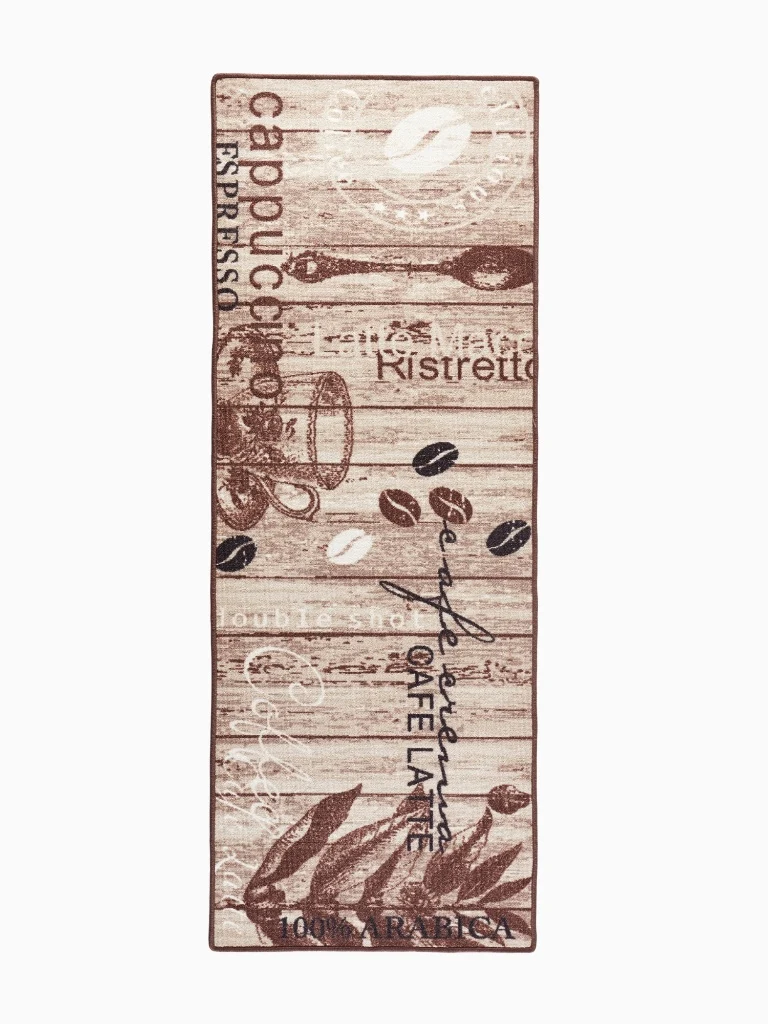 Küchenläufer Kaffee Beige Läufer