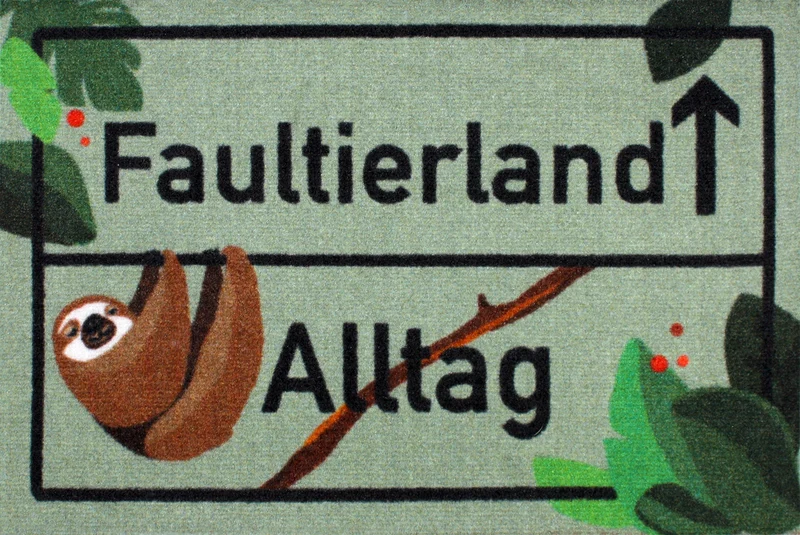 Faultierland Fußmatte 40 x 60 cm