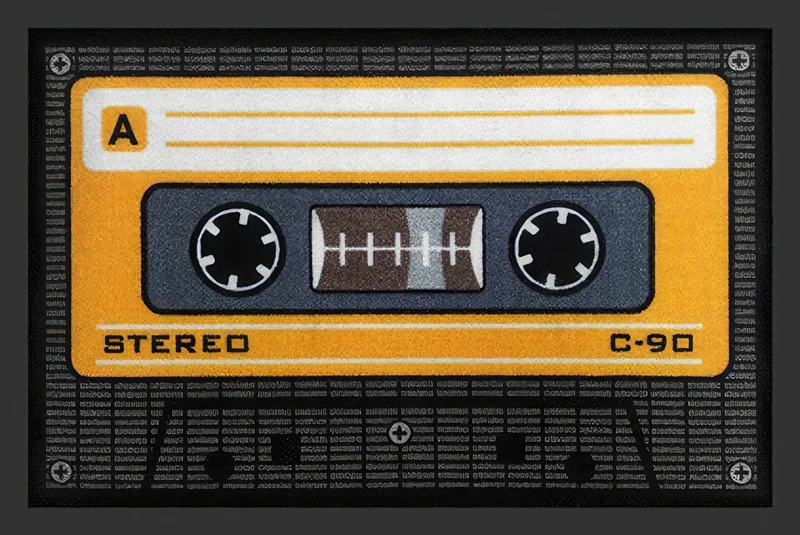 Tape Fußmatte Kassette / Tape Orange