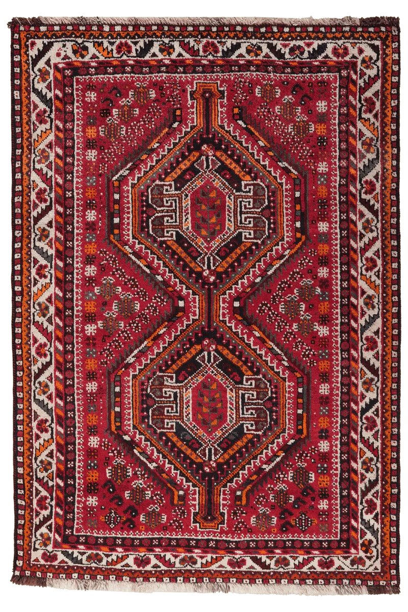 Gashgai · Handgeknüpft – Rot, 151x105 cm