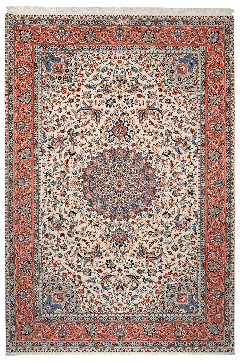 Ilam · Handgeknüpft – Beige, 296x197 cm