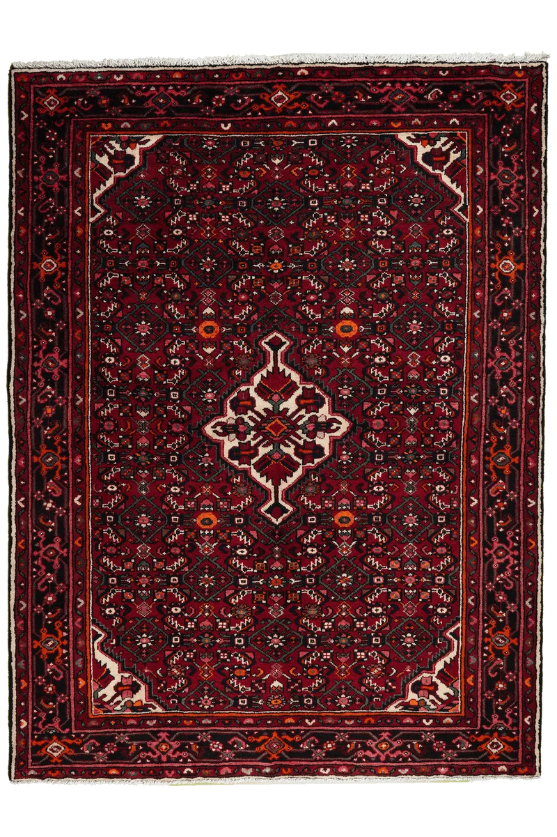 Hosseinabad · Handgeknüpft – Rot, 215x161 cm