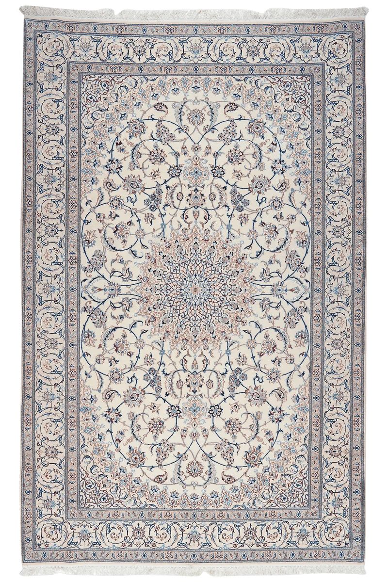 Nain 6La · Handgeknüpft – Beige, 272x170 cm