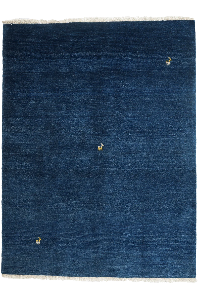 Gabbeh · Handgeknüpft – Blau, 200x152 cm