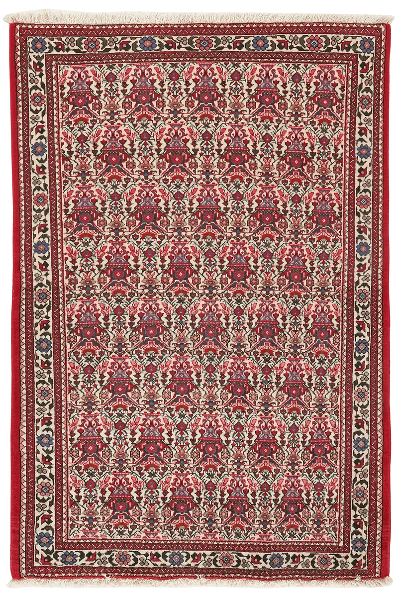 Abadeh · Handgeknüpft – Beige, 153x103 cm