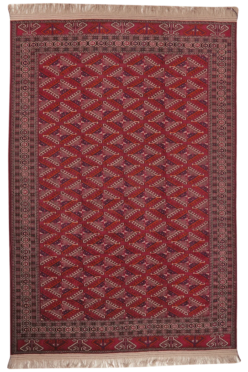 Turkman · Handgeknüpft – Rot, 273x185 cm
