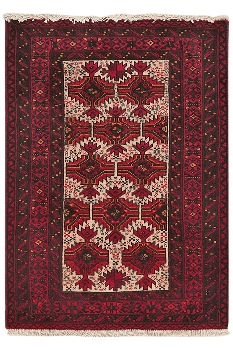 Belutch · Handgeknüpft – Beige, 88x63 cm