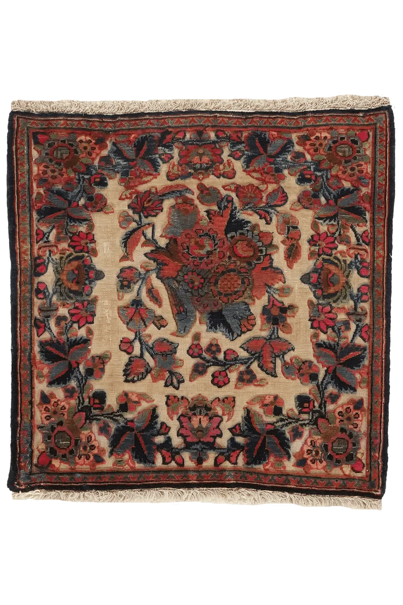 Kashan · Handgeknüpft – Beige, 54x54 cm
