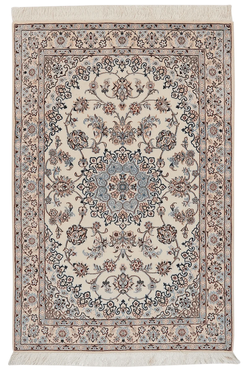 Nain 6La · Handgeknüpft – Beige, 146x98 cm