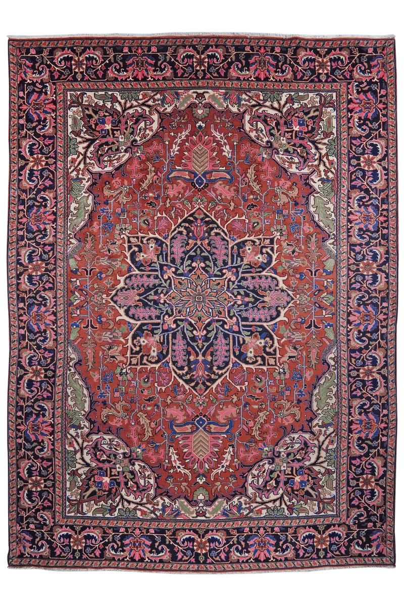 Heriz · Handgeknüpft – Rot, 410x298 cm