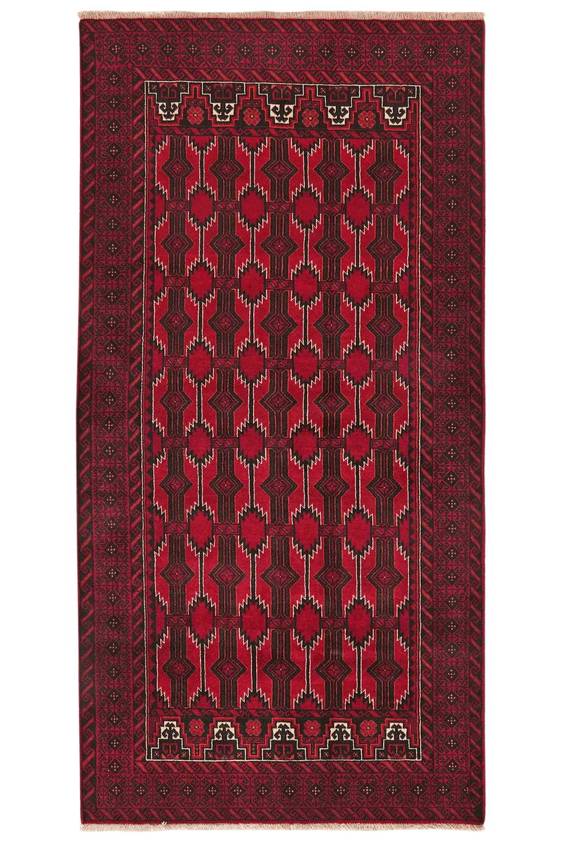 Belutch · Handgeknüpft – Bunt, 250x127 cm