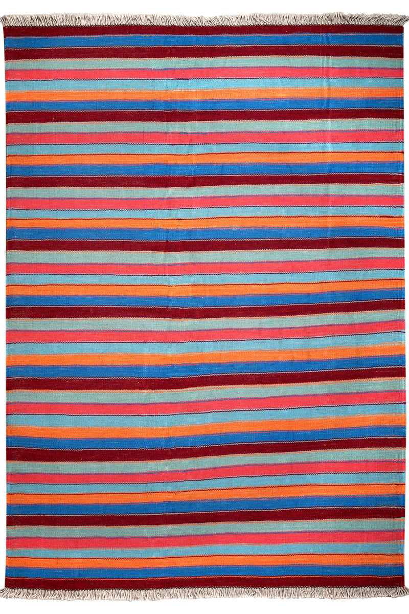 Kelim Gashgai · Handgewebt – Bunt, 187x131 cm
