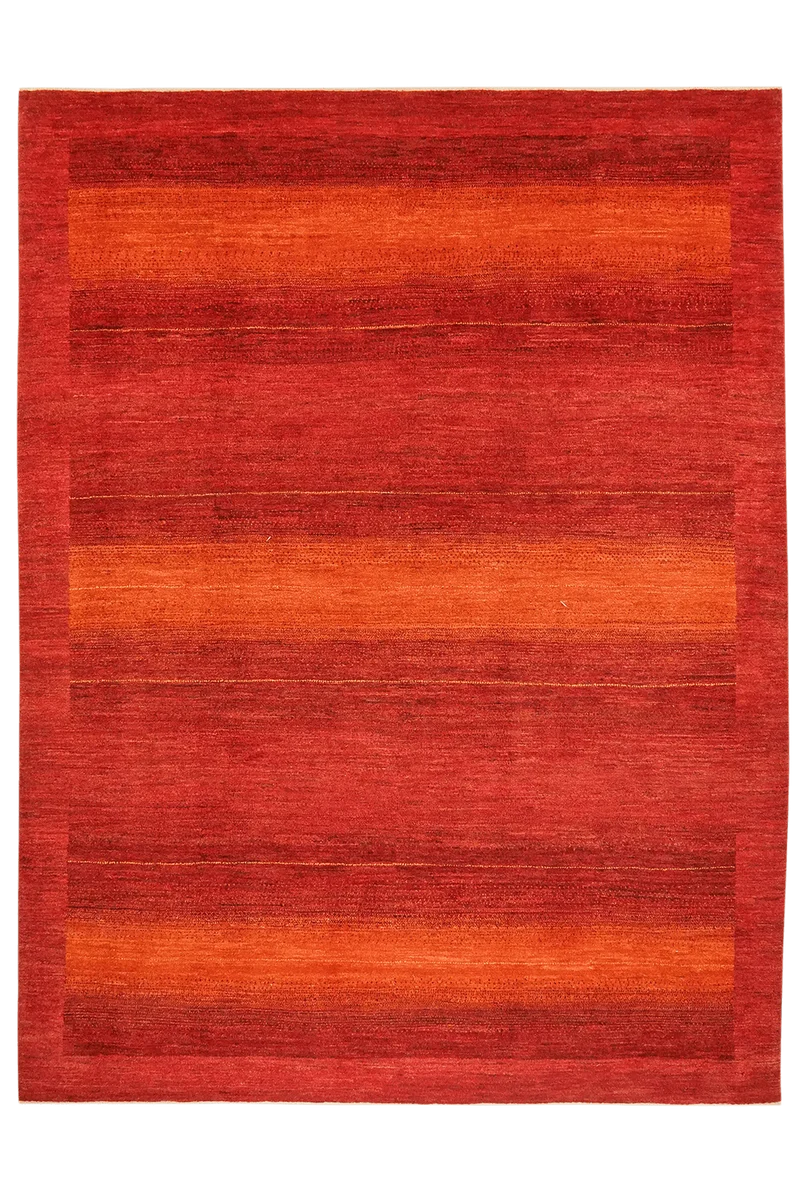 Rizbaf · Handgeknüpft – Rot, 296x223 cm