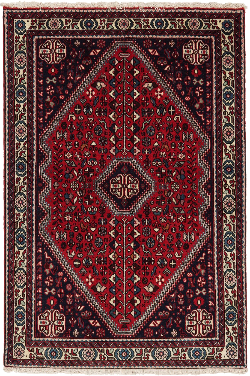 Abadeh · Handgeknüpft – Rot, 149x100 cm