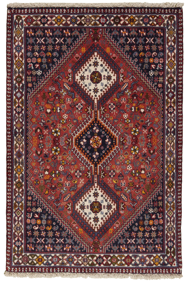 Yalameh · Handgeknüpft – Rot, 151x100 cm