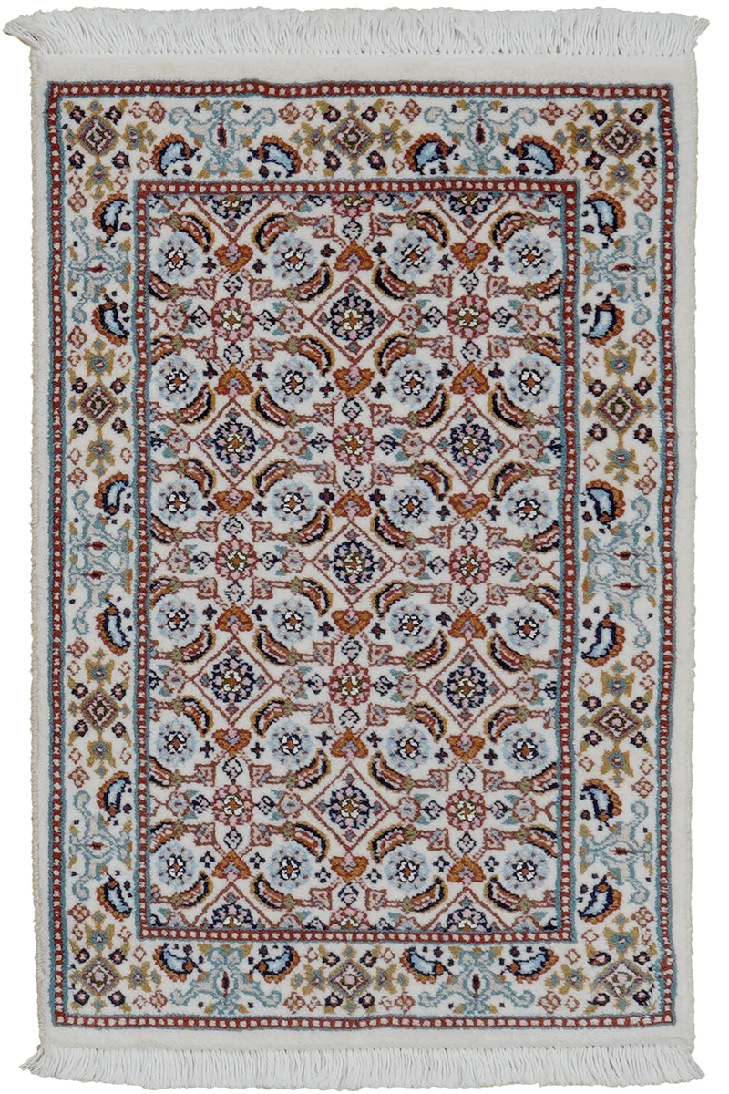 Moud Mahi · Handgeknüpft – Beige, 61x39 cm