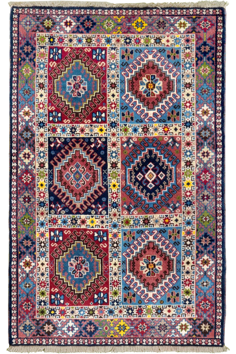 Yalameh · Handgeknüpft – Bunt, 130x85 cm