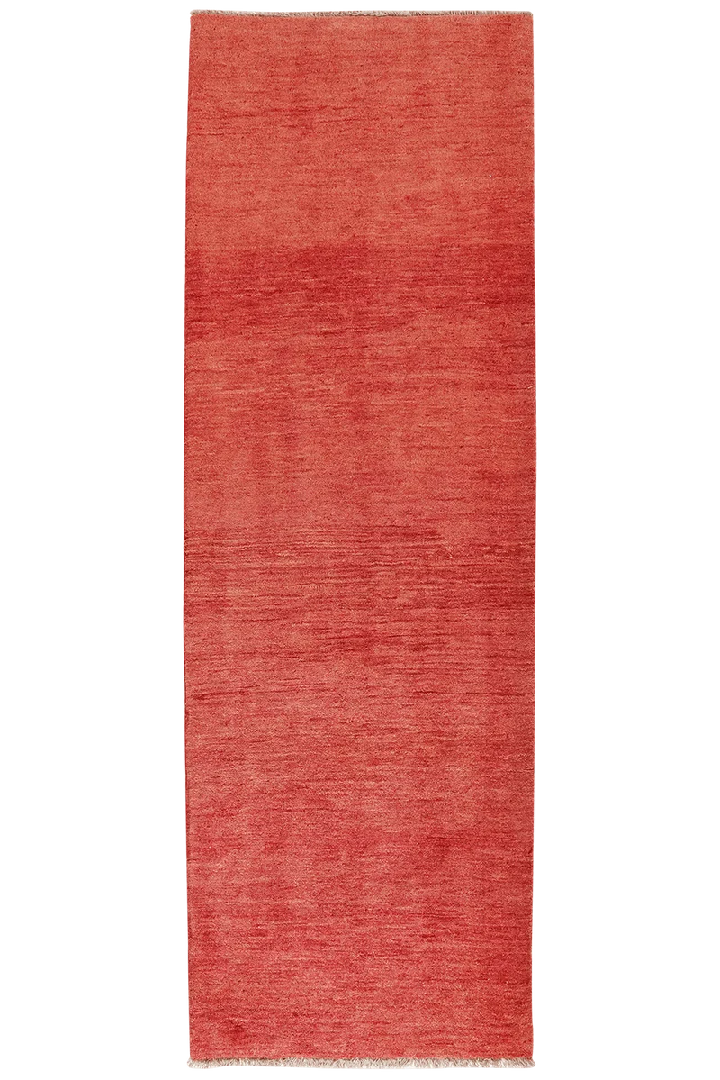 Gabbeh · Handgeknüpft – Rot, 269x89 cm