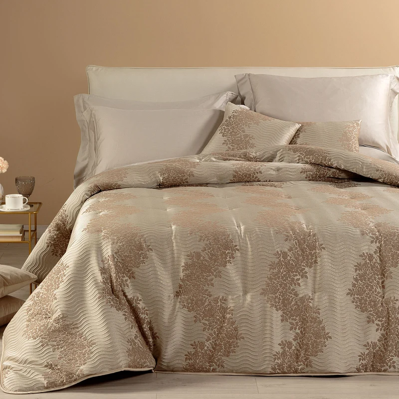 Trapunta Leggerissima gelso in Raso Jacquard 200 gr/mq