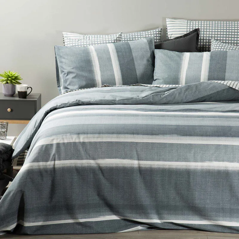 Copripiumino con federe Matrimoniale denim Moderno in Cotone 255X200