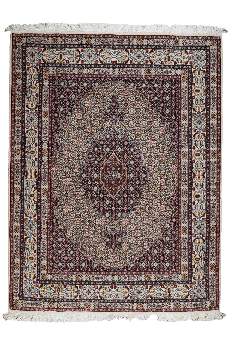 Moud Mahi · Handgeknüpft – Braun, 195x148 cm
