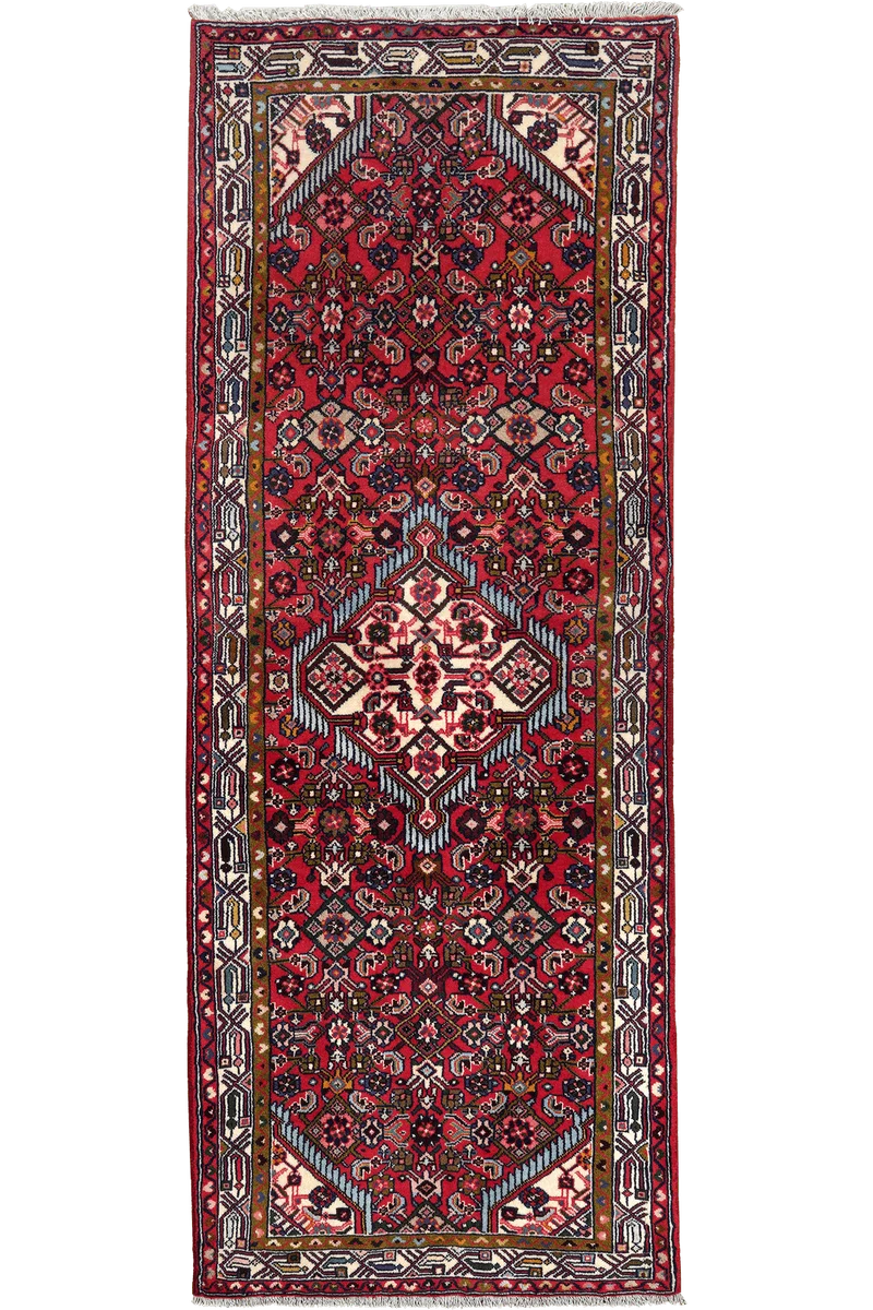Assadabad · Handgeknüpft – Rot, 212x77 cm